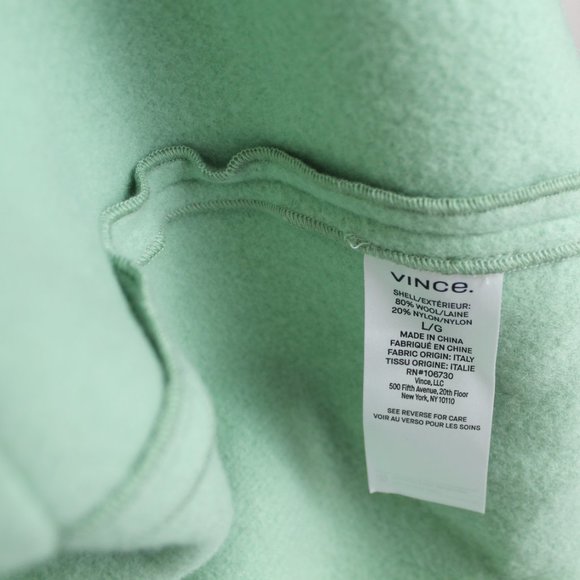 NWT Vince Wool Coat- Wool Single Button Shawl Collar - Picture 14 of 16